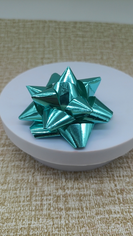 PC810301--3''金屬色彩帶圣誕裝飾花